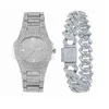 Модный хип -хоп Iced Out Watch for Men Women Top Brand Luxury Diamond Calendar Quartz.