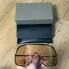 3ex0 Lunettes de soleil masque surdimensionnées pour femmes et hommes, monture tendance, métal noir/gris foncé, unisexe