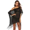 Maillots de bain pour femmes ZEARACA Transparent Bikini Cover Up Sexy Gland Maillot De Bain Robe De Plage Femmes Sarong 2022 Été Fringe Maillot De Bain Beachwear