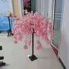 White Pink Champagne Artificial Cherry Flowers Tree For Christmas Wedding Party Table Centerpieces Decoration Supplies 2Pcs