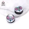 Kubooz Akrilik Koyun Kafa Kulak Tüneli Tapaları Göstergeler Gövde Piercing Mücevher Piercing Genişletici Bütün 625mm 80PCS7046660