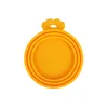 Reusable 3 In 1 Pet Food Can Silicone Cover Dogs Cats Storage Tin Cap Lid Seal Covers Suitable For 8.5cm/7.5cm/6.5cm