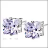 Boucles d'oreilles pour femme Blue Kiss The Plaqué Or Bow Cubique Cristal Strass Drop Delivery 2021 Bijoux Sexyhanz Dhj4Q