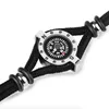 Charm Bracelets Outdoor Enthusiast Emergency Compass Paracord Bracelet For Camper Hiker R7RFCharm Inte22