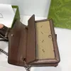 2022 En Kaliteli Kadınlar Zincir Omuz Crossbody Bags Lady Purse Messenger Çanta Tasarımcı Çanta Cüzdanlar Sırt Çantası Kadın Çantası 16.5cm