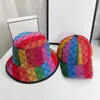 Sombrero de cubo multicolor Diseñador de moda Gorra de béisbol Calle al aire libre Casqueta de verano Mujeres Hombres Gorras ajustadas Letra de lujo G Sombreros 222719