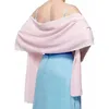 Solid Color Chiffon Wedding Bruids Shawl Wrap Cape Bolero Scarf Cloak Women Accessoires CL0377