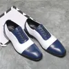 Chaussures habillées Men de mariage Bureau de mode Faussettes de haute qualité Cuir breveté Couir confortable Marque formelle JKM89