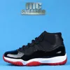 Jumpman 11s 농구화 Mens Midnight Navy Blue Concord Bred High Designer Sneaker Womens 쿨 그레이 로우 마사지 농구 스니커즈 체리 스포츠 트레이너