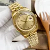 Ladies Mens Watch Movement Watches Luxury Watch 41mm 36mm Movimento mecânico automático 904L Pulpetuta de aço inoxidável Lugar luminoso resistente à água Relógio de ouro