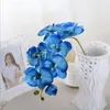 Silk Orchids Flower 70cm Fake Single Stem Vanda Phalaenopsis Oncidium Moth Orchid for Wedding Home Artificial Decorative Flowers de395