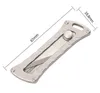Hoge Kwaliteit Kleine EDC Pocket Mes D2 Satijn Blade TC4 Titaniumlegering Handvat Outdoor Mini Utility Messen K1609