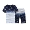 Men039s T-shirts 2022 Survêtement 2 pièces hommes ensembles vêtements masculins ensemble de vêtements de sport Fitness été imprimé ShortsT chemise hommes décontracté 4950378