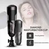 NXY Masturbators Automatisk manlig Masturbator Vibration Sugande Vakuumstimulator Blowjob Vagina Masturbation Cup Sex Toys Adult Varor för män 220507