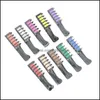 Hair Colors Care Styling Tools Products Instant Color Comb Temporary Chalk Disposable Cosplay Party Style Tool 10Pcs Drop Delivery 2021 Sc