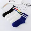 Multicolor mode DAB Designer Mens Socks Women Men Hoge kwaliteit katoen All-match klassieke enkel Ademend Mixing Football Basketball Socks