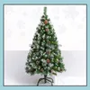 クリスマスデコレーションフェスティブパーティー用品ホームガーデン人工木プラスチック年間装飾クリスマス飾りSNドロップ配達2021 Z
