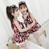 Girl's jurken peuter kinderen babymeisjes kleren zomer mouwloze bloemen prinses jurk casual strand outfits pre -Emie Dressgirl's