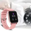 Montre intelligente de luxe hommes femmes Bluetooth appel Golden smartwatch homme Sport Fitness Tracker étanche LED écran tactile complet pour Android ios avec boîte de vente au détail