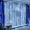 Dekorative Objekte Figuren LED-Lichterkette Weihnachtsdekoration Schlafzimmer Fernbedienung USB Hochzeit Girlande Vorhang 3M Urlaubslampe für Schlafzimmer Rama