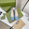 2022 new women's fashion sandals ballet one foot real leather flat heel Bow Shoes 35-41