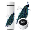 Benutzerdefinierte intelligente Temperaturanzeige Edelstahl Cartoon handbemalt Wasserkocher Auto Thermoskanne Outdoor Kaffeetasse 220706