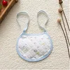 OC Cherry Baby Pacify Bibs Burp Tissu de coton double couche