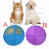 Tapis de léchage pour chien à alimentation lente Tapis à lécher pour chien pour la réduction de l'anxiété et de l'ennui Jouets interactifs pour animaux de compagnie et tapis de puzzle antidérapants pour animaux de compagnie Alimentation plus lente Accouplement parfait J04