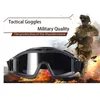 Tactical Goggles Military Shooting Sunglasse Motorcycle Army Airsoft Paintball Dustproof WindProof And ImpactResistant8344584