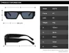Diseñador Off Gafas de sol para mujeres Amantes de los hombres Ciclo Marcas de moda de lujo Nuevo Pequeño cuadrado Al aire libre Antideslumbrante Ocio Protección solar