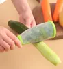 Fruit Vegetable Tools Multifunctional Storage Type Peeling Knife With Tube Peeler Apple Supplies Household