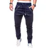 Fashion Mens Cargo Casual Solid Colors Multipocket Trousers Plus Size Joggers Sweatpants Multiple Styles Can Be Selected 220712