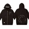 Hoodie Autumn and Winter Tide Brand CH Horseshoe Sanskrit Blomma Arm Printing Winter Zipper Jacket Huvtröja för män och kvinnorälskare