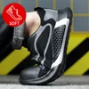 安全作業靴男性スチール製のつま先キャップクラッシュ防止スポーツ夏のスニーカー不滅の軽量ブーツ通気性