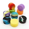 Silicone Smoking Wax Container Jar Food Grade 5ML Concentrates Thick Oil Paste Storage Non Stick Dabber Smoke Accessories