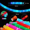 Pop Tube lumineux Fidget jouet flash tube couleur décompression évent jouets