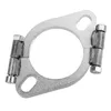 Manifold & Parts 2.5in 63mm Steel Exhaust Flange Flat Oval Split Repair Replacement Accessory ExhaustManifold