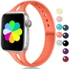 Silikon-iWatch-Armbänder für Smart Apple Watch Band Serie 1 bis 7 SE S7 Armband 38 mm 40 mm 41 mm 45 mm Universal-Armband Designer-Uhren Designer Wowen Bands Smartwatch