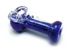 Vintage freezable glycerin GLASS Hookah Smoking Spoon Pipe can put customer LOGO by DHL UPS CNE