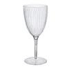 Set di posate Pack Tazze da champagne Bicchiere da vino rosso Materiale plastico per champagne per matrimoni Posate