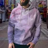Nouveau sweat à capuche pour hommes surdimensionné O Tie Hat Automne Hiver Street Sportswear Impression 3D Casual Style européen Mode Garçons Vêtements L220704