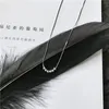 Ketens eenvoudige gulle chique sleutelbeen ketting ketting 925 sterling zilveren kralen voor vrouwen cadeau s-n271Chains