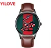 Top model Donna Uomo Lady Orologi al quarzo 40mm 45mm Casual ape tigre serpente scheletro nero rosso cinturino in pelle bianca Orologio Regali di compleanno femminili di lusso Orologi da polso