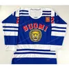 Nikivip Custom Canada Pekka Rautakallio Team Finland Hockey Jersey Cousu Bleu Taille S-4XL N'importe quel nom et numéro Maillots de qualité supérieure