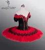 Espanhol Bailarina Panqueca Tutu Clássico Don Quixote Ballet Tutu Traje Vermelho Profissional Ballet Tutus Girl BT8957