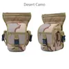 Military Tactical Drop Leg Bag Thigh Hip Pack Hunting Bags Waist Packs Hiking Riding Men Fishing Tool Pouch Fashion