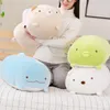 2022 animaux en peluche en gros 30 cm vers le bas coton animal Shiba chien chat cochon doux oreiller en peluche