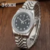 Mens Automatic Mechanical Watches Full Stainless Steel New Style Clasp Swimming Couples Wristwatches Waterproof Luminous Women Watch