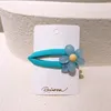 Accessori per capelli con clip BB per bambini di nuova moda coreana Dolce ragazza semplice e carino copricapo a forma di fiore color caramello