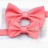 Top Colors Pink Green Blue Solid Satin Parent-Child Bowtie Set Men Women Kids Butterfly Party Wedding Bow Tie Accessory Gift 220509